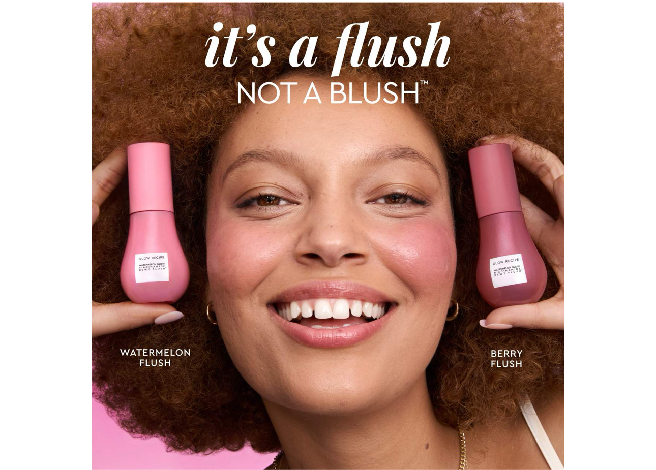 GLOW RECIPE -Watermelon Glow Niacinamide Dewy Flush -
Brightening Serum Blush