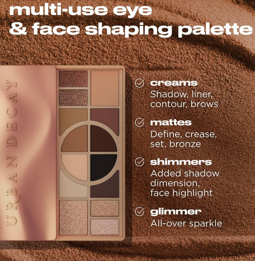 Urban Decay-  All-In-One Naked Shaped Multi-Tasking Palette Warm