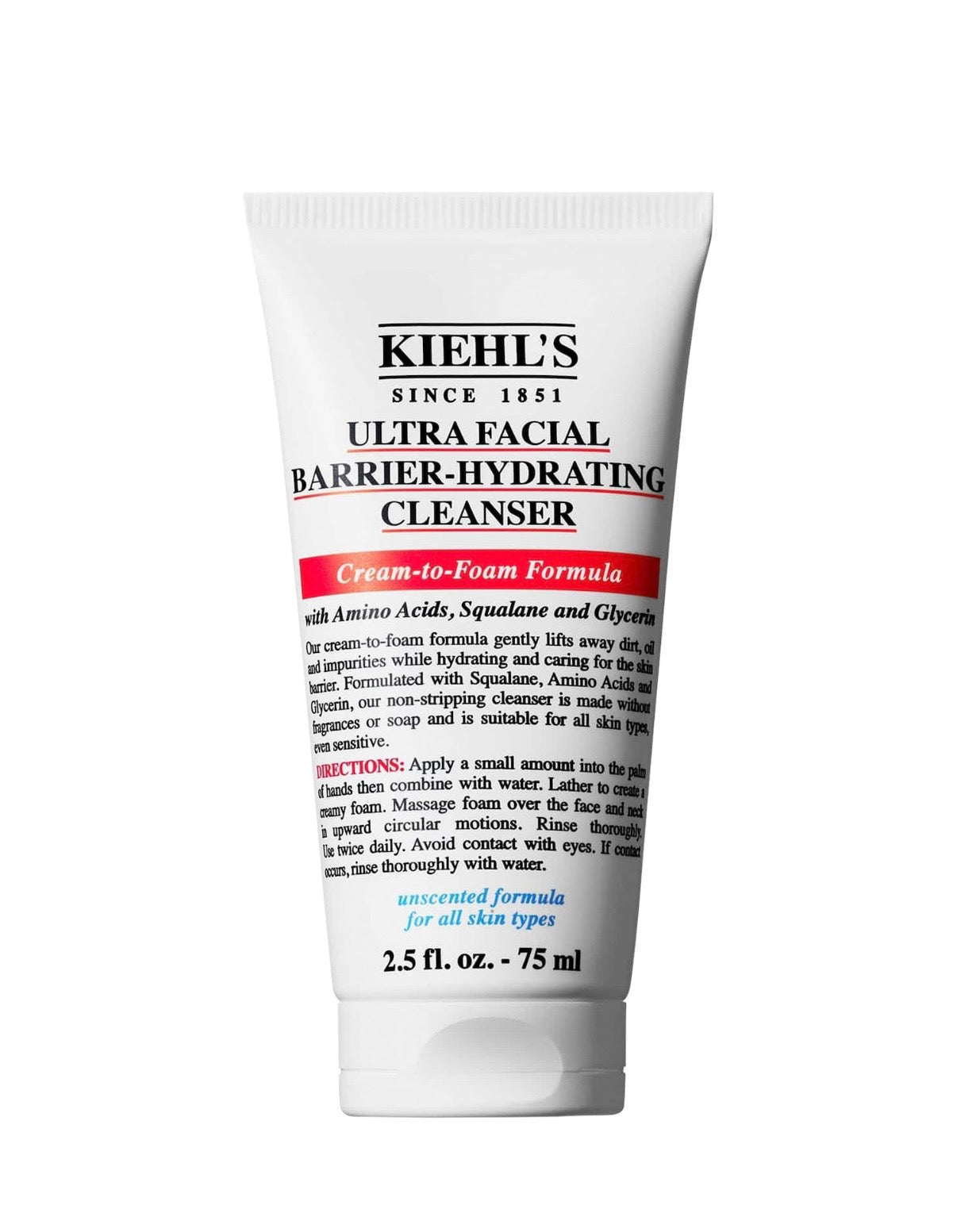 Kiehl’s- 2-Piece Mini 30mL Ultra Body Mega Moisture Squalane Cream & 30mL Mini Ultra Facial Barrier-Hydrating Cleanser Set