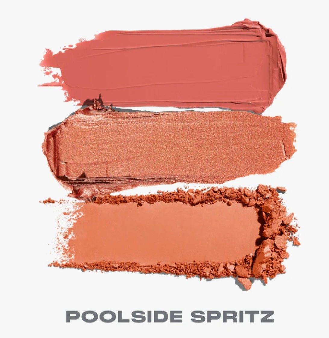 Morphe- Cheek Thrills Multi-Finish Face Trio Palette