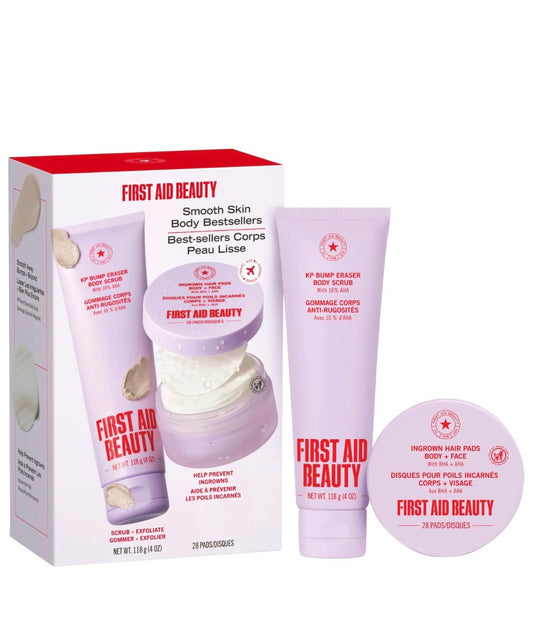 FIRST AID BEAUTY- Smooth Skin Body Bestsellers Body Care Duo with KP Scrub