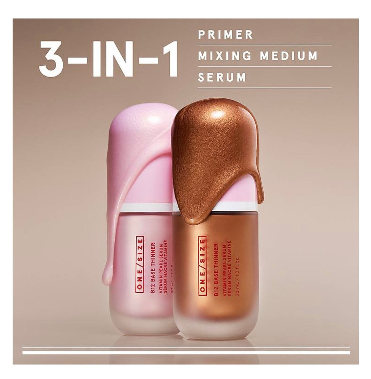 ONE/SIZE- B12 Base Thinner Luminous Vitamin Pearl Boosting Serum