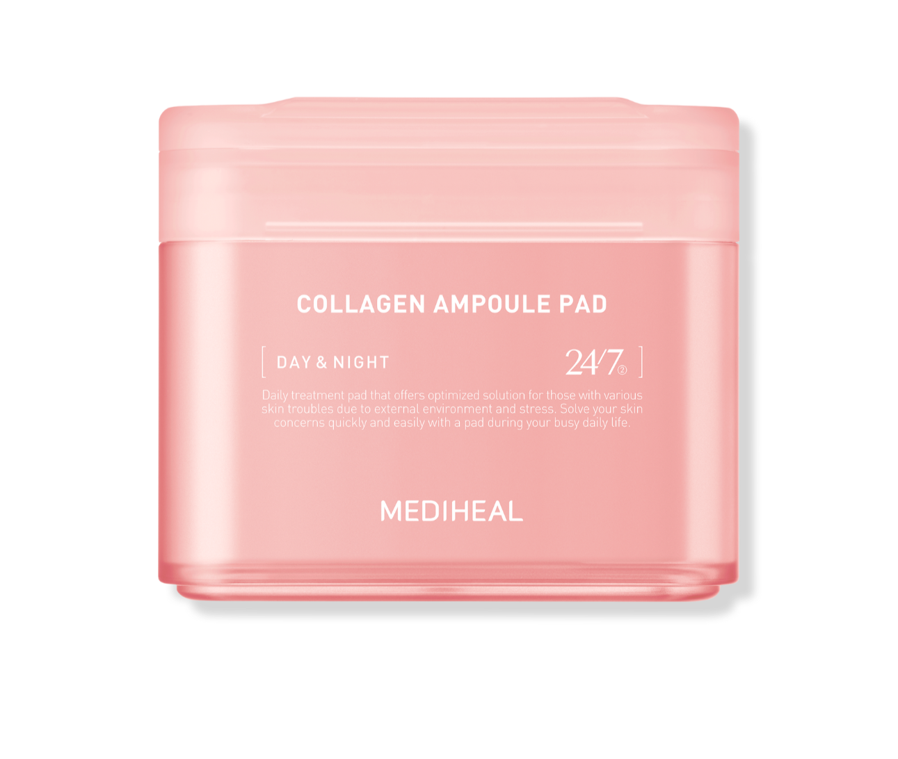 MEDIHEAL Collagen Ampoule Pad 100-count + 100-count refill Set