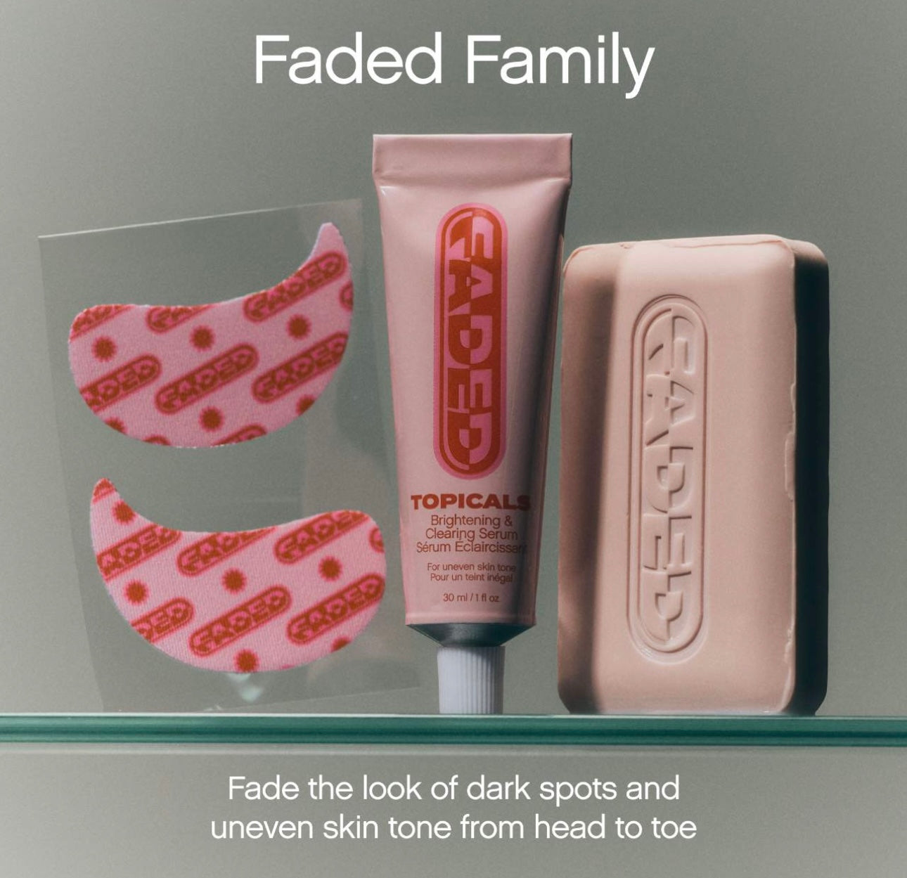 TOPICALS- Faded Brightening Bundle for Discoloration on Face & Body