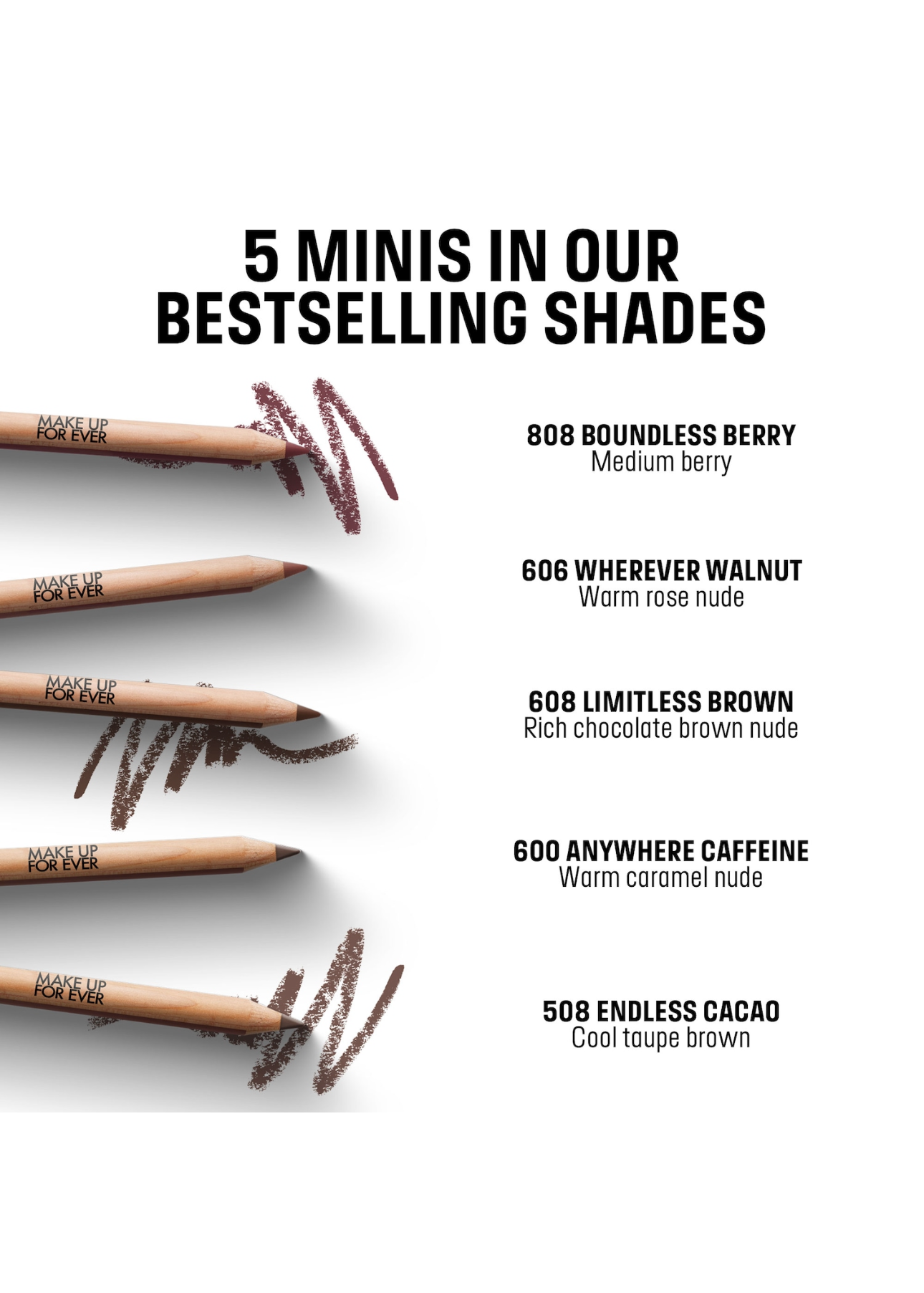 MAKE UP FOR EVER- Mini Artist Color Pencils