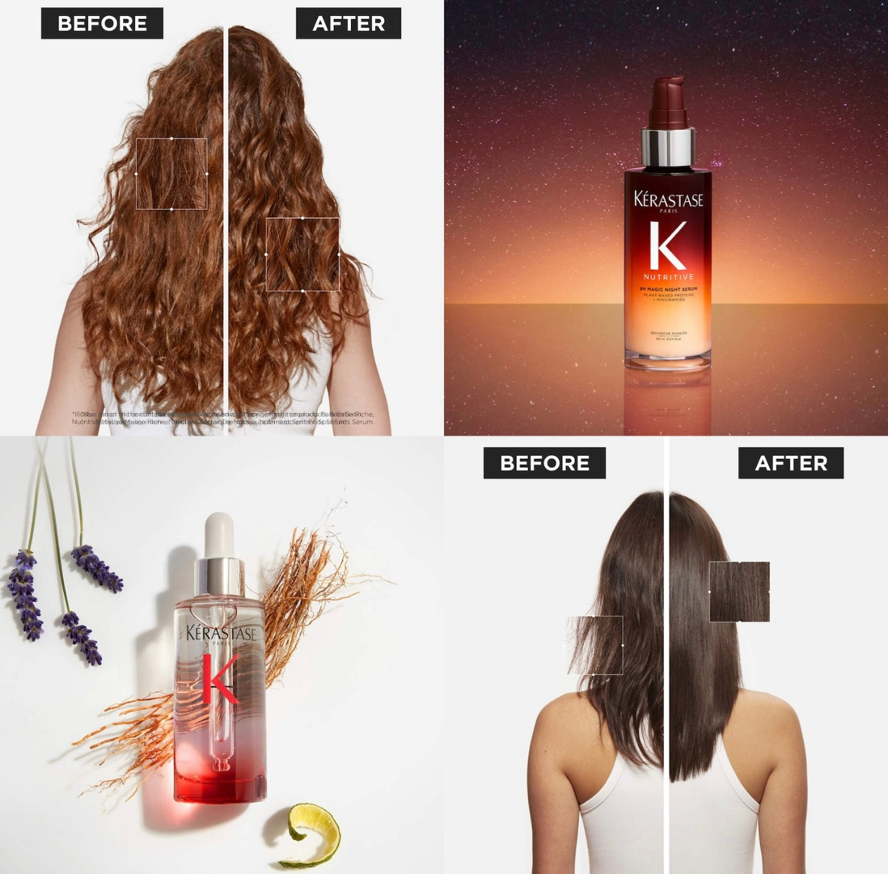KÉRASTASE- Genesis Serum & Mini 8H Magic Night Serum Hair Set
