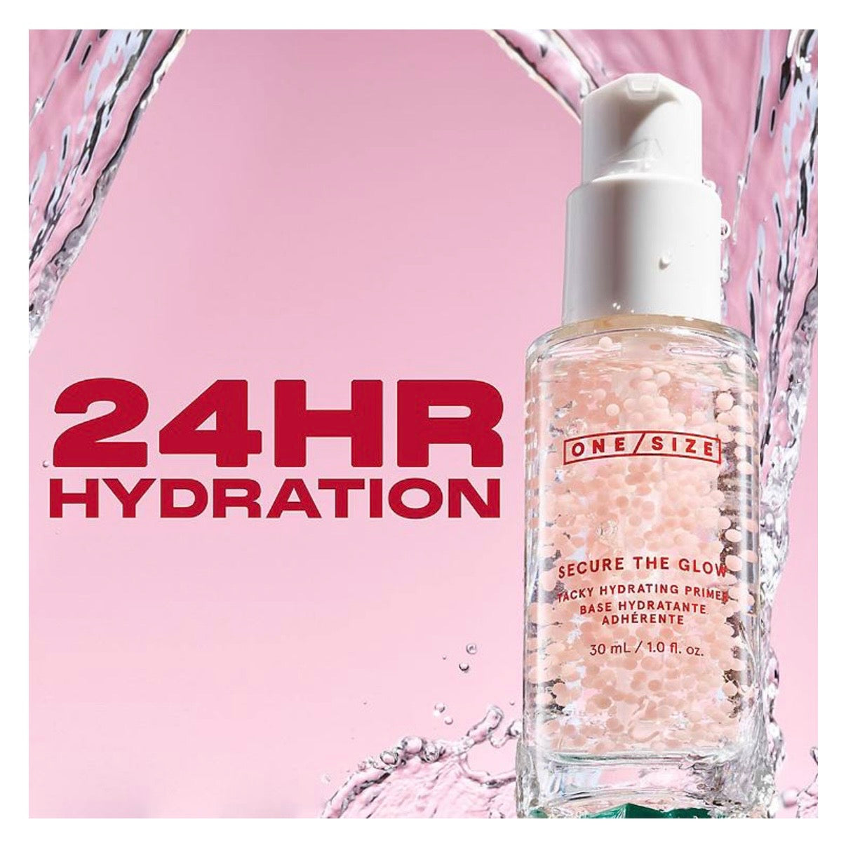 One/Size- Secure the Glow Tacky Hydrating Primer with
BOBA Complex