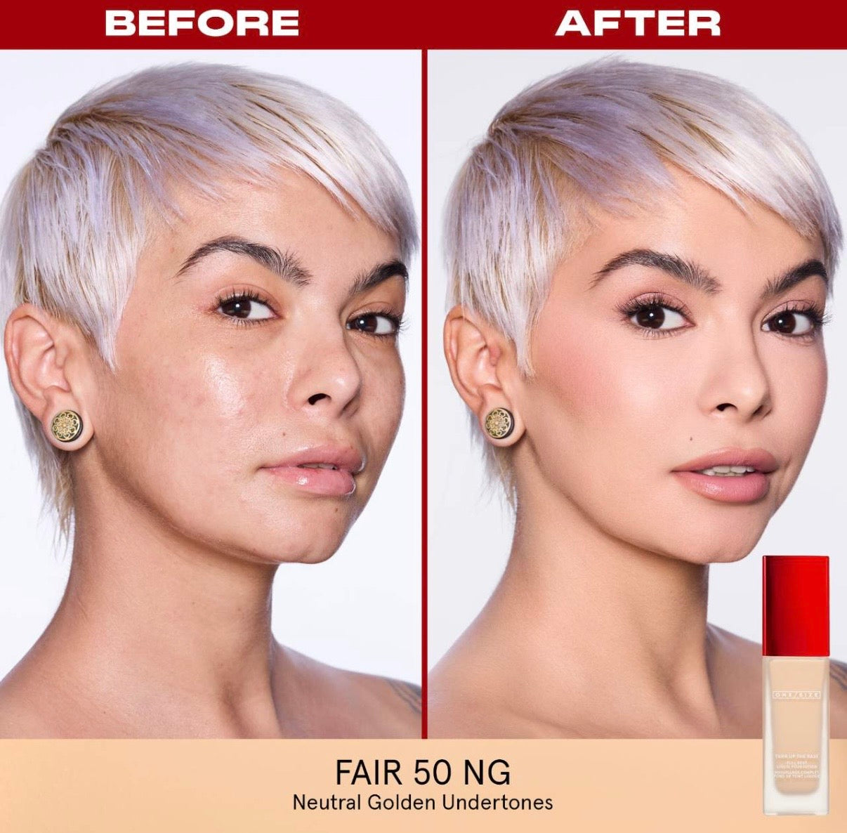 ONE/SIZE- BY PATRICK STARRR Turn Up the Base Full Coverage Beat Waterproof Liquid Foundation