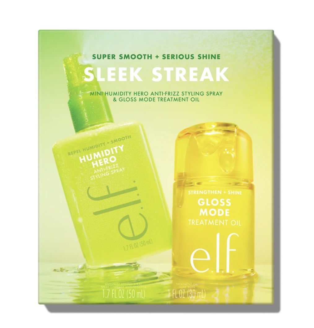 Elf- Sleek Streak Shine Hair Care Kit