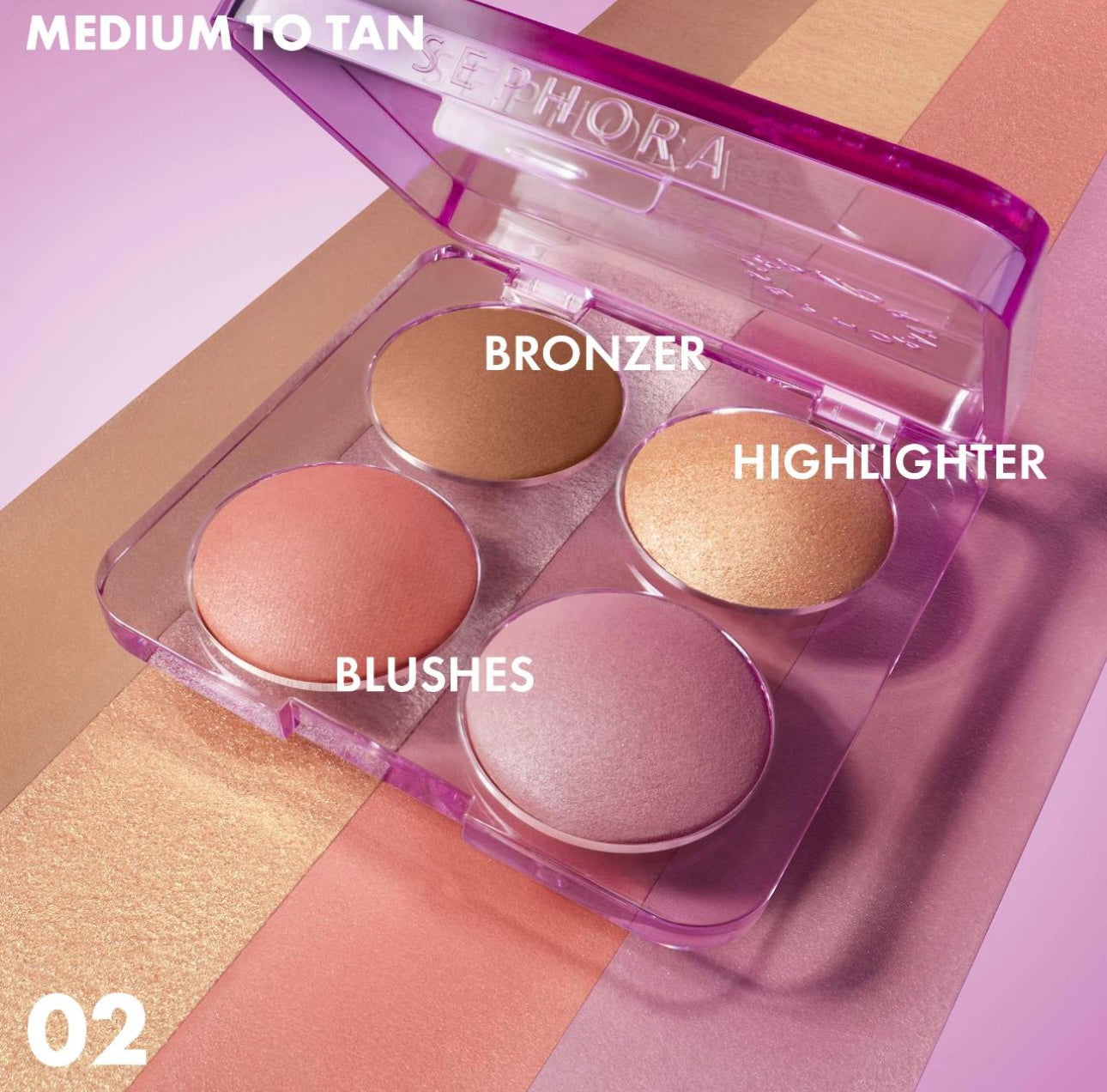 Sephora- Colorful Face Bronzer, Blush & Highlighter Palette