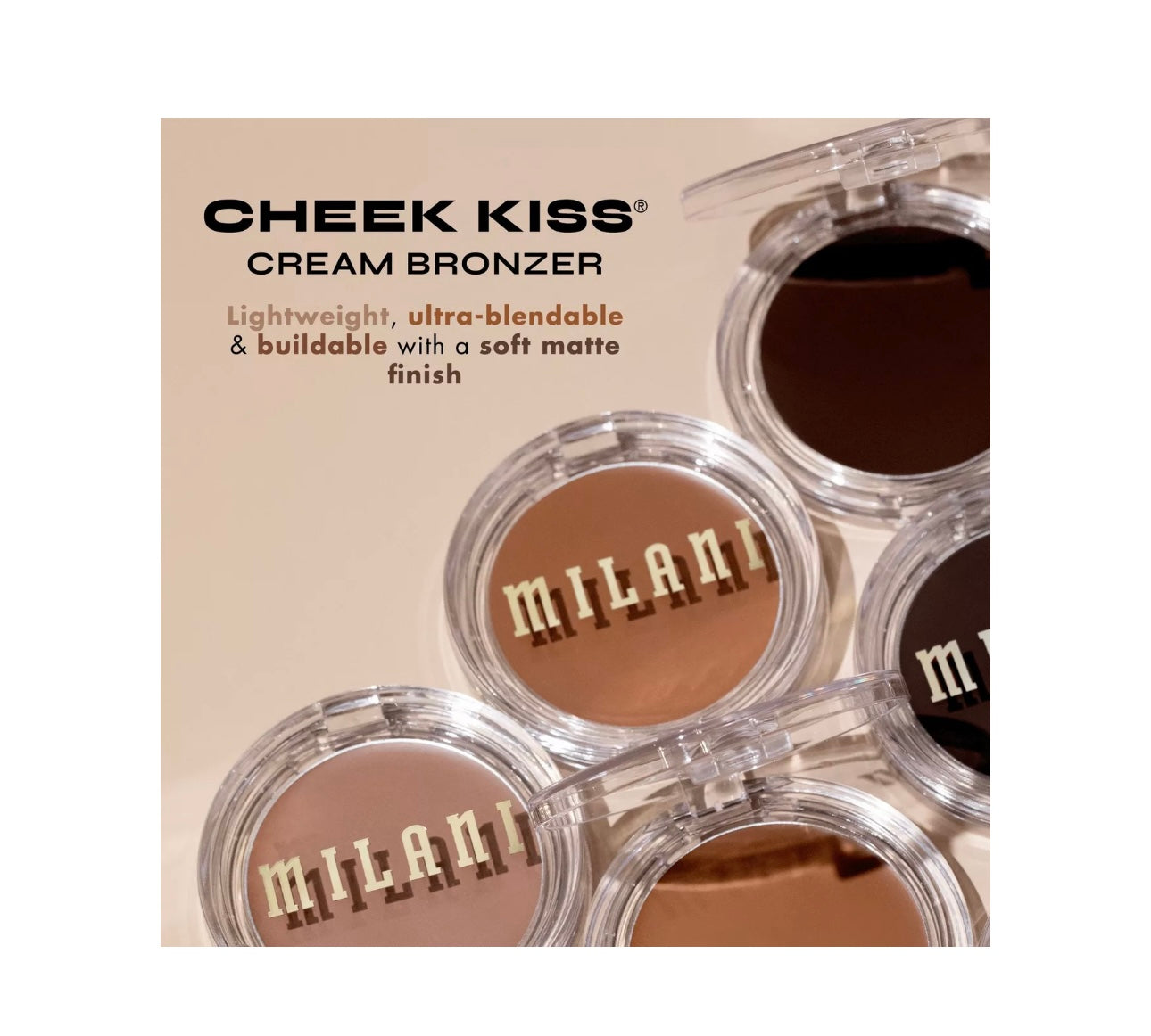 Milani- Cheek Kiss Cream Bronzer