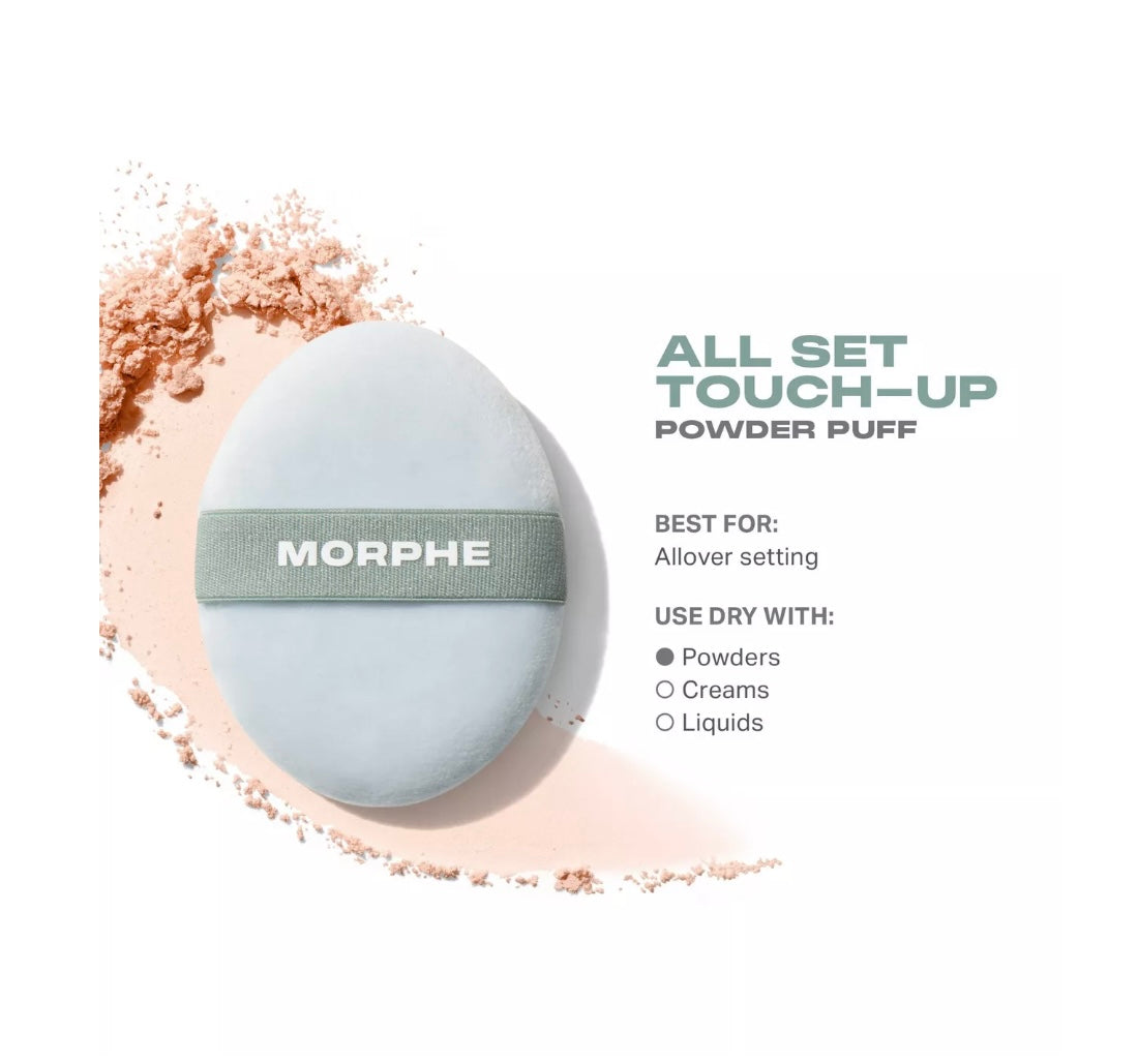 Morphe- All Set Touch-Up Powder Puff Plus Case