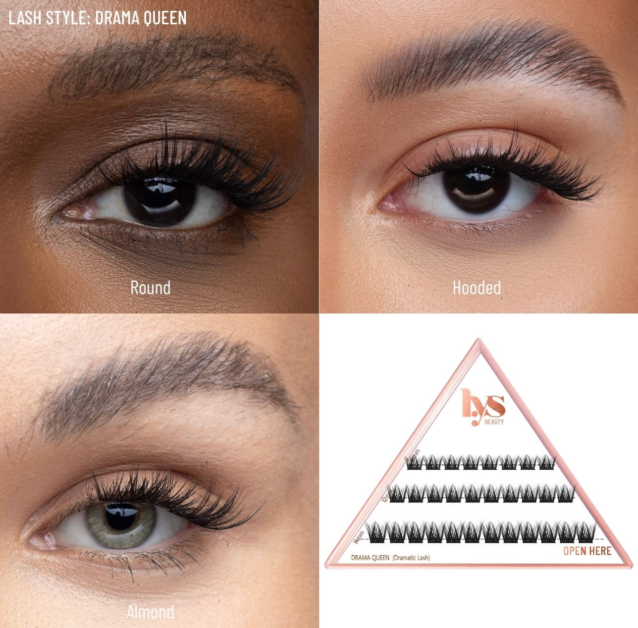 LYS BEAUTY- Uplifted Press & Go False Lash Clusters
