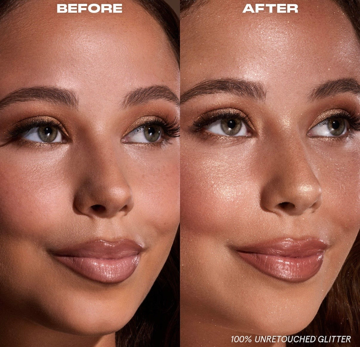 One Size- On 'Til Dawn Waterproof Glitter Setting Spray- Brown Sugar