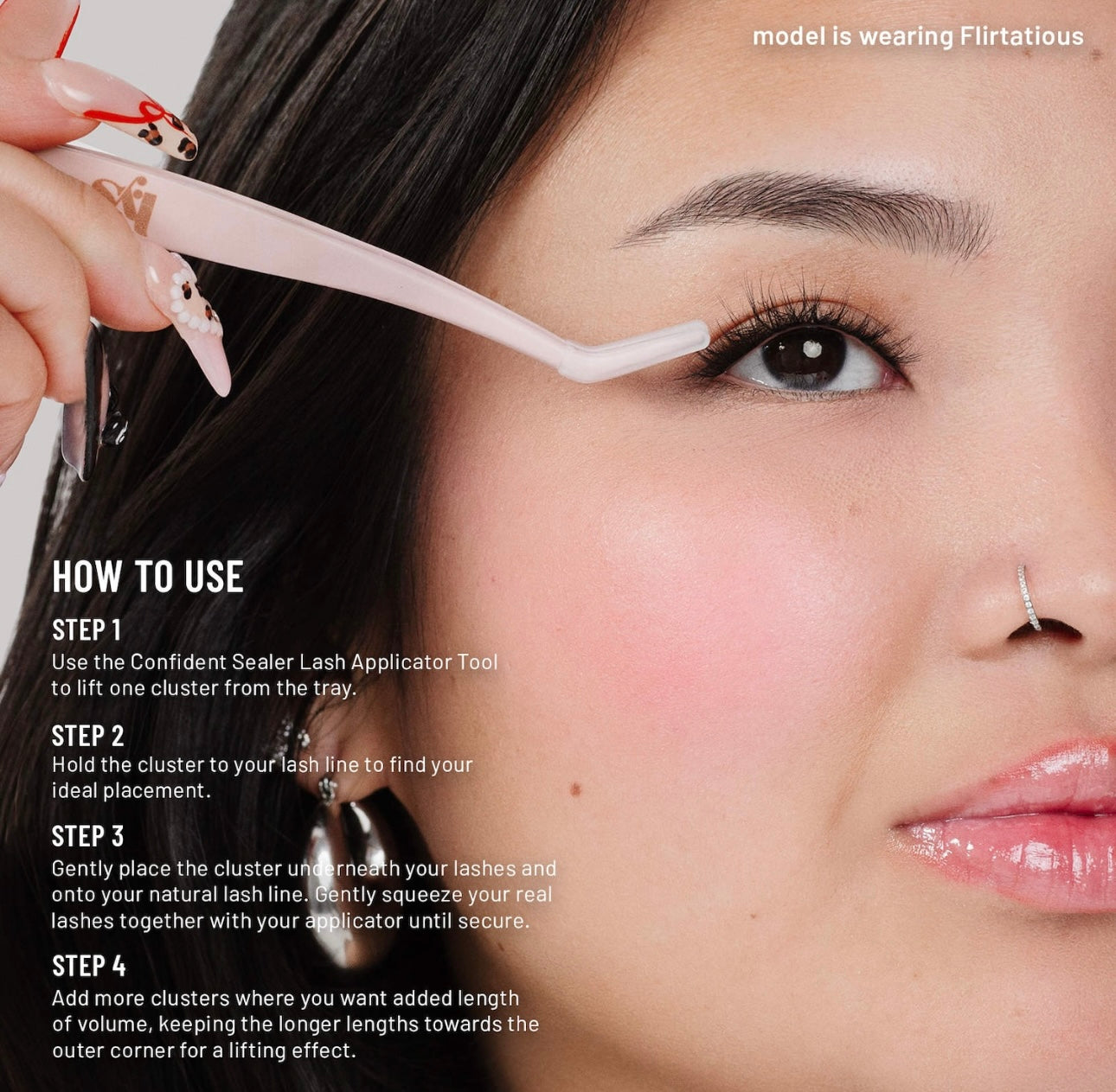 LYS BEAUTY- Uplifted Press & Go False Lash Clusters