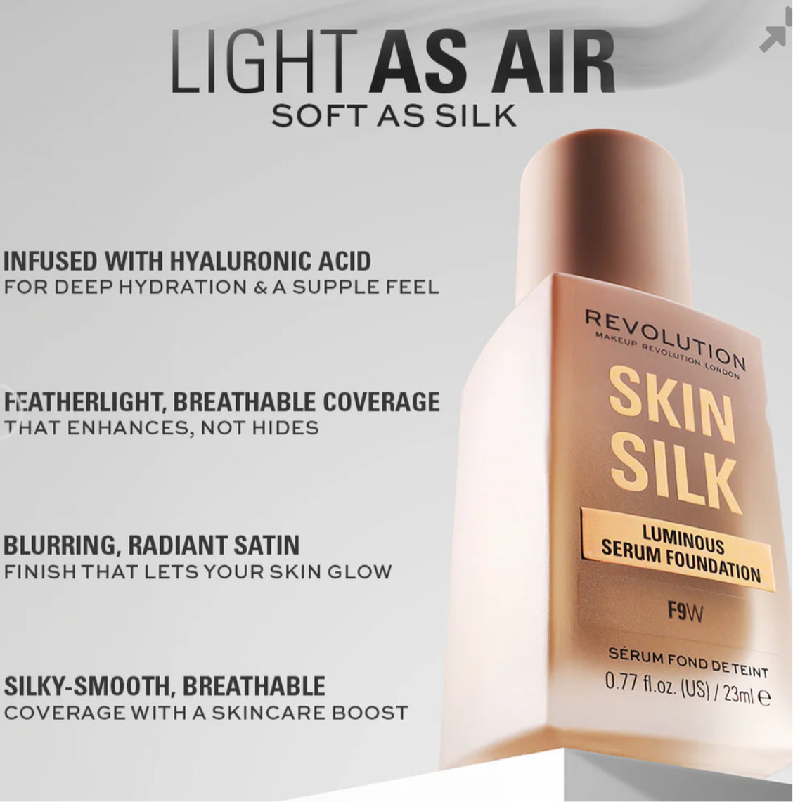 Revolution- Skin Silk Serum Foundation