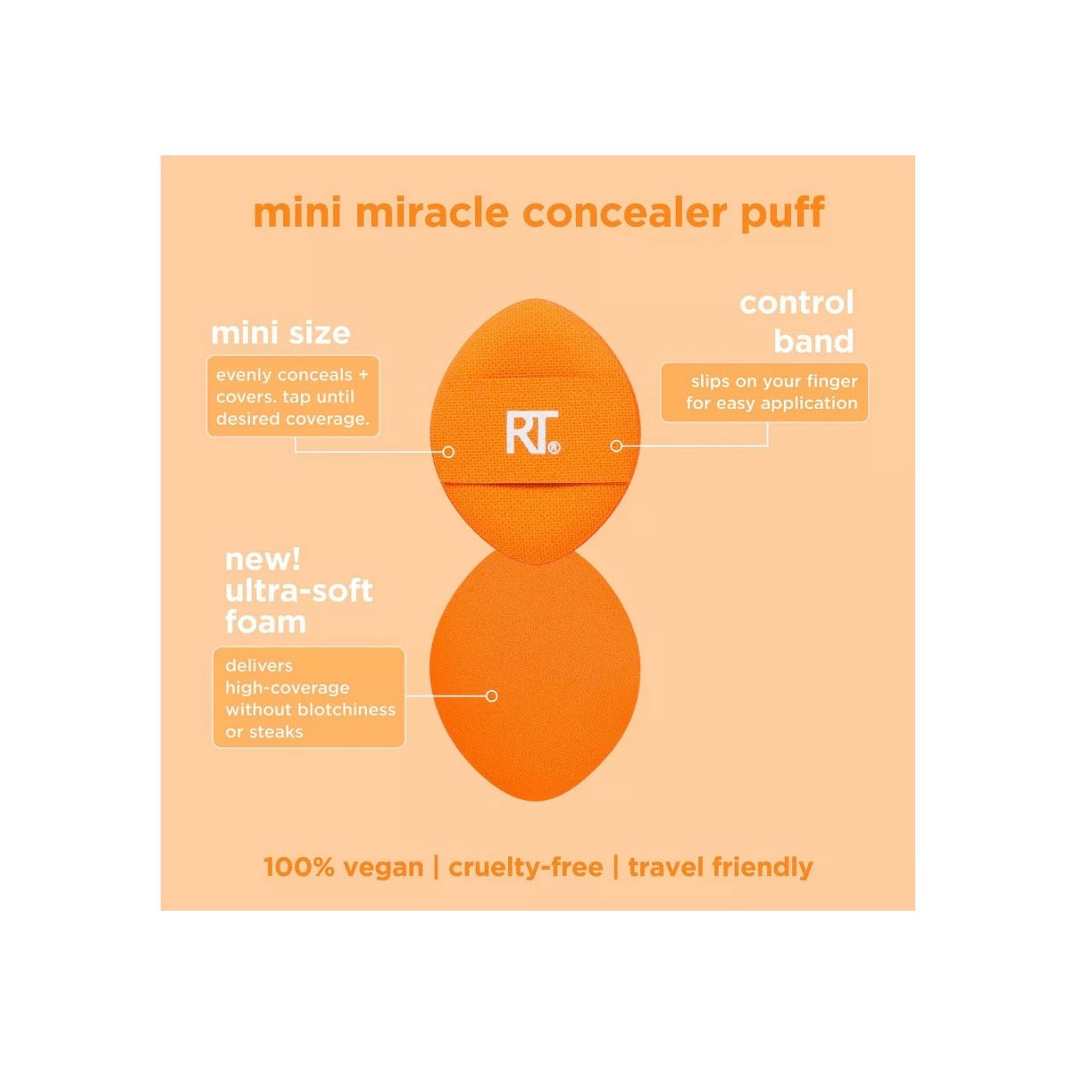 Real Techniques- Mini Miracle Concealer Puff Trio