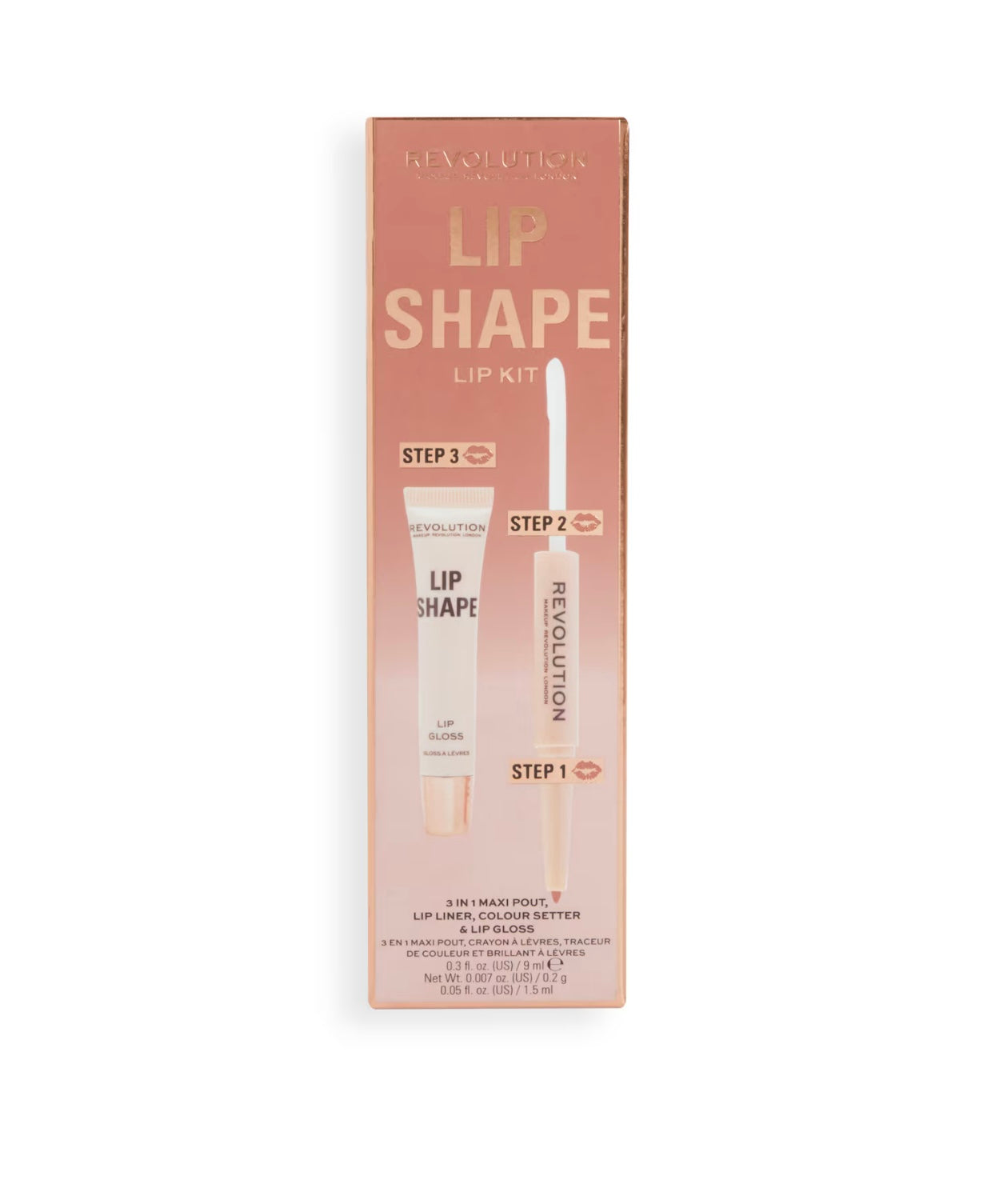Revolution- LIP SHAPE LIP KIT