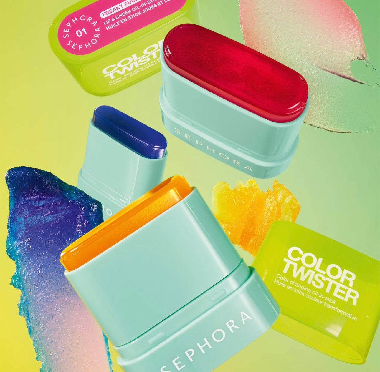 Sephora- Color Twister Color Changing Oil-in-Stick for Lip + Cheek