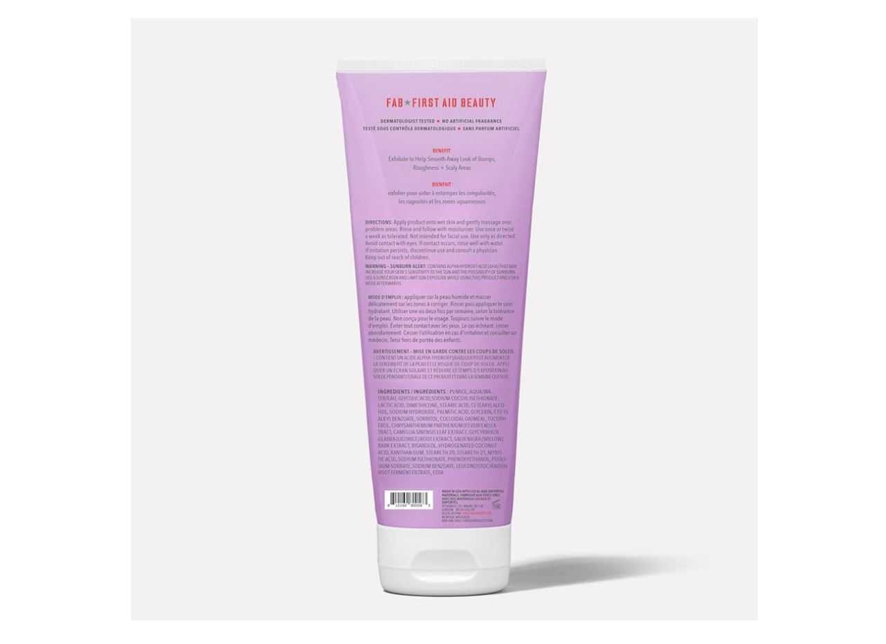 First Aid Beauty- KP Bump Eraser Body Scrub with 10% AHA