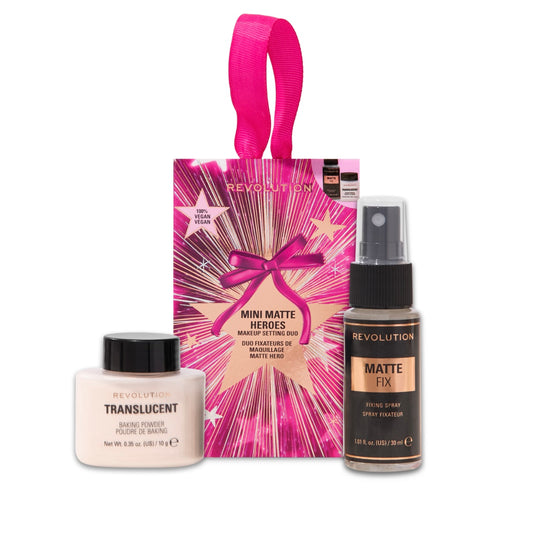 Revolution- Revolution Mini Matte Heroes Makeup Setting Duo