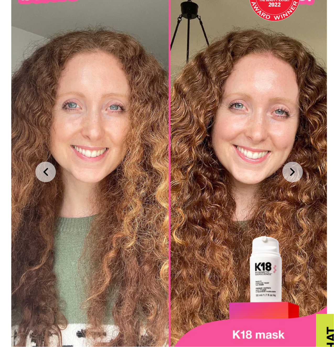 K18-leave-in molecular repair hair mask