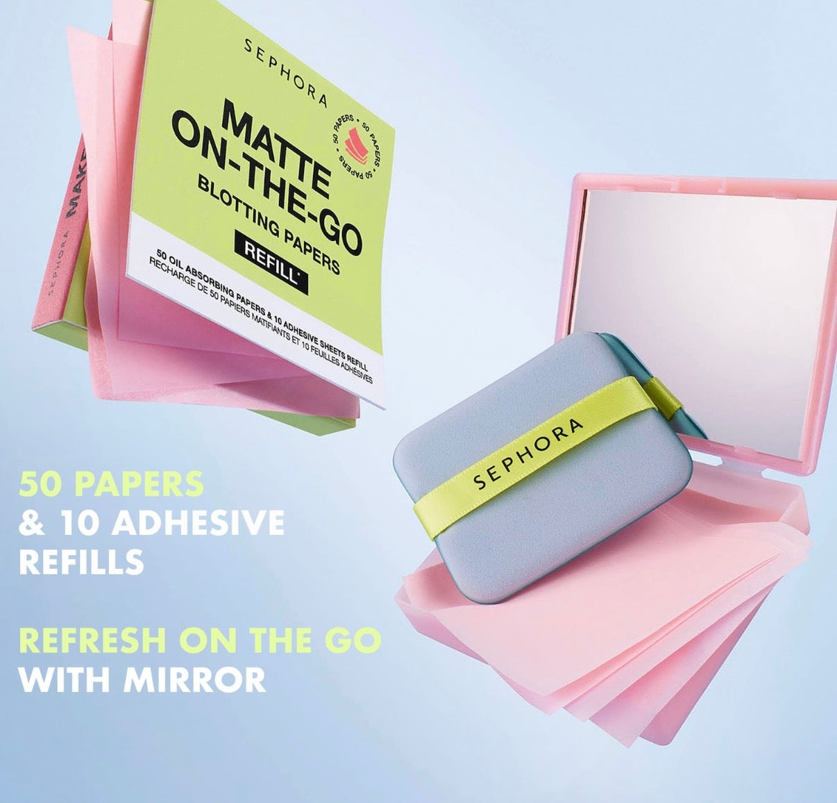 Sephora- Matte On-The-Go Oil Absorbing Blotting Papers