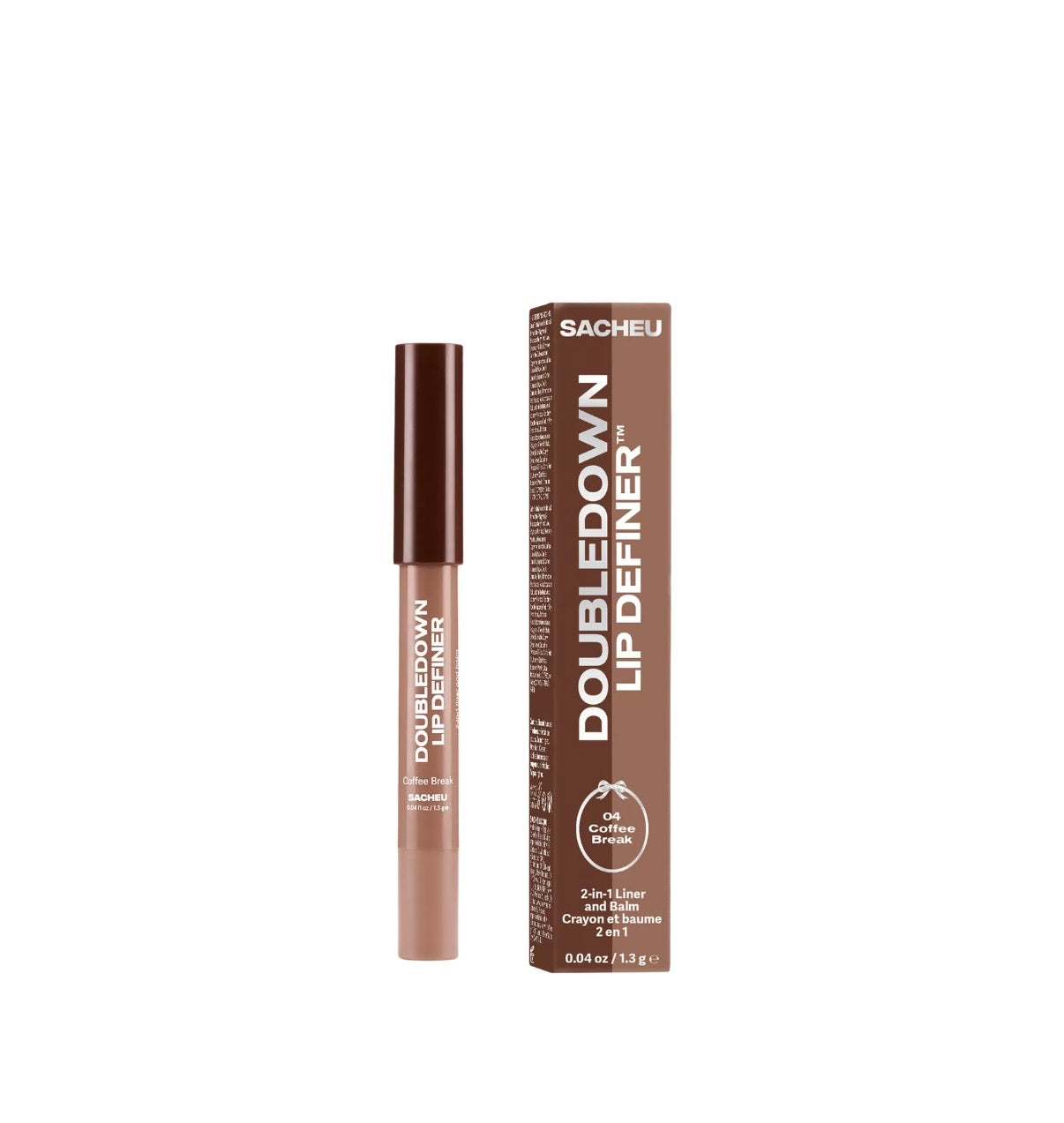 SACHEU- DoubleDown Lip Definer 2-in-1 Liner and Lipstick Balm