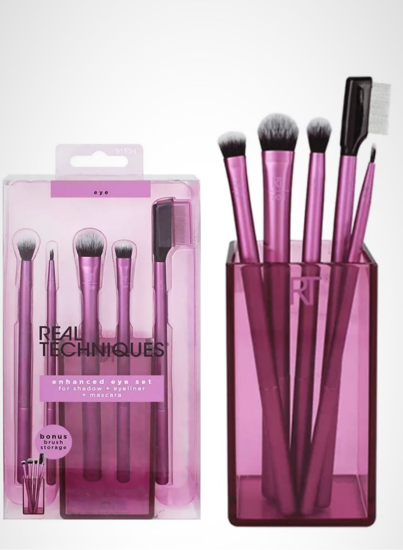 Real Techniques- Enhanced eye set for shadow + eyeliner + mascara