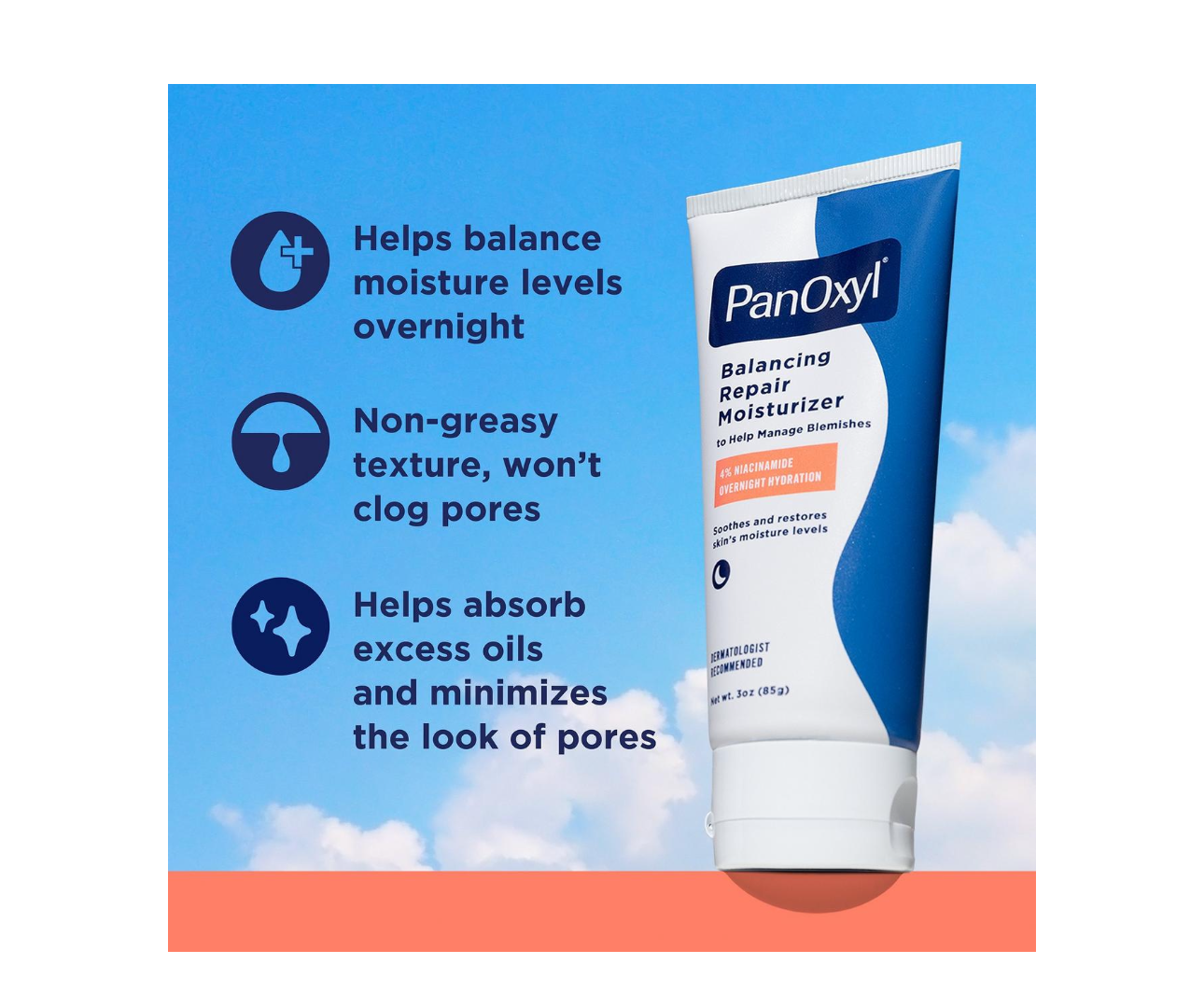 PanOxyl- Balancing Repair Moisturizer with Niacinamide