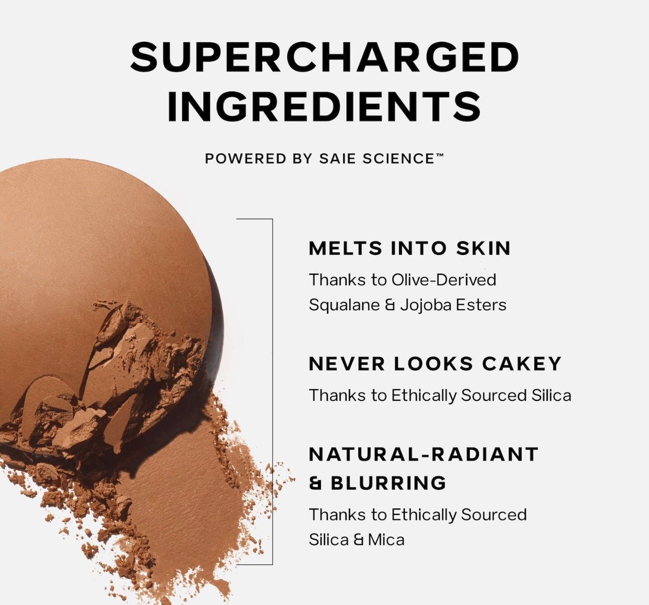 SAIE- SuperSuede™ Radiant Talc-Free Baked Powder Bronzer
