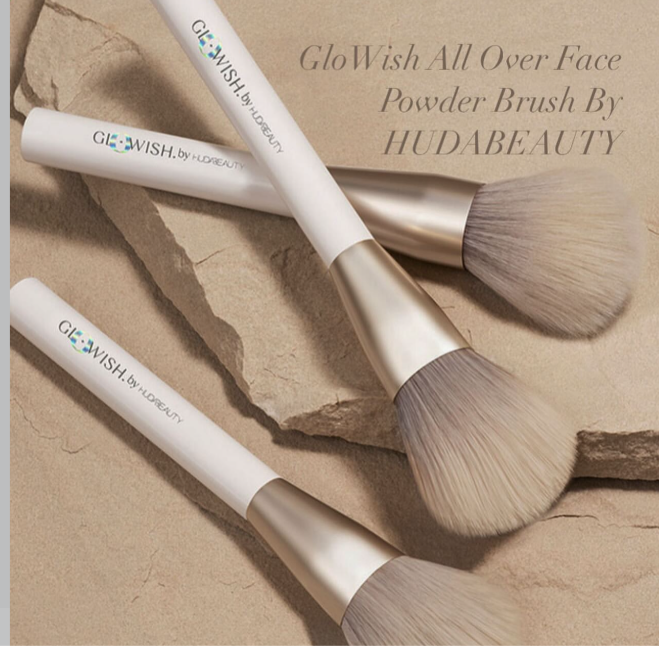 Huda Beauty- GloWish All Over Face Powder Brush