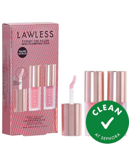 LAWLESS- Mini Forget The Filler Lip Plumper Duo