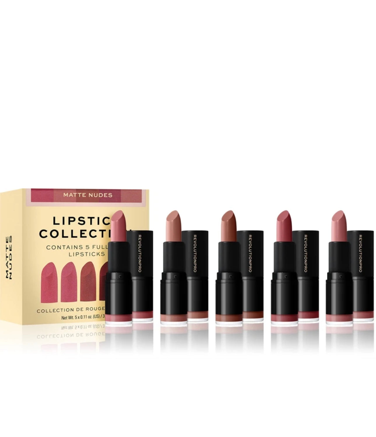 Revolution- Lipstick Collection Matte Nude Set