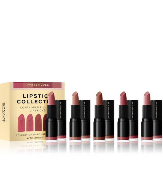 Revolution- Lipstick Collection Matte Nude Set