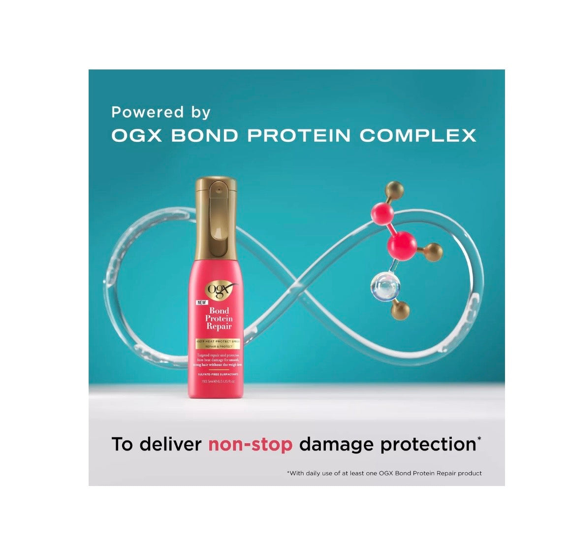 OGX- Bond Protein Repair Heat Protect MultiTasker Spray
