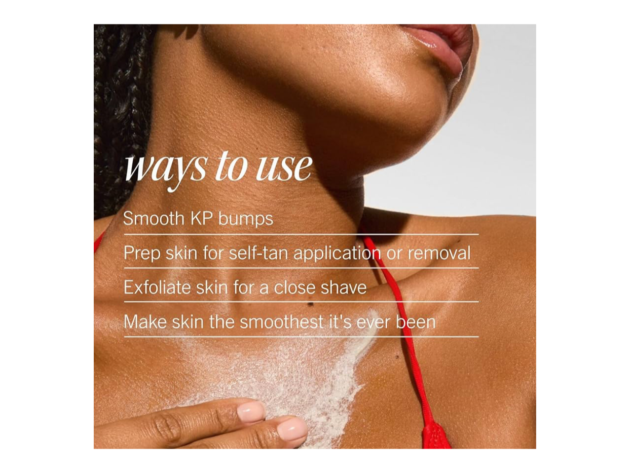 First Aid Beauty- KP Bump Eraser Body Scrub with 10% AHA