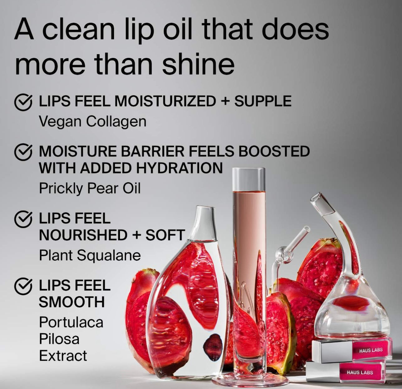 HAUS LABS- PhD Hybrid Hydrating Tinted Lip Oil