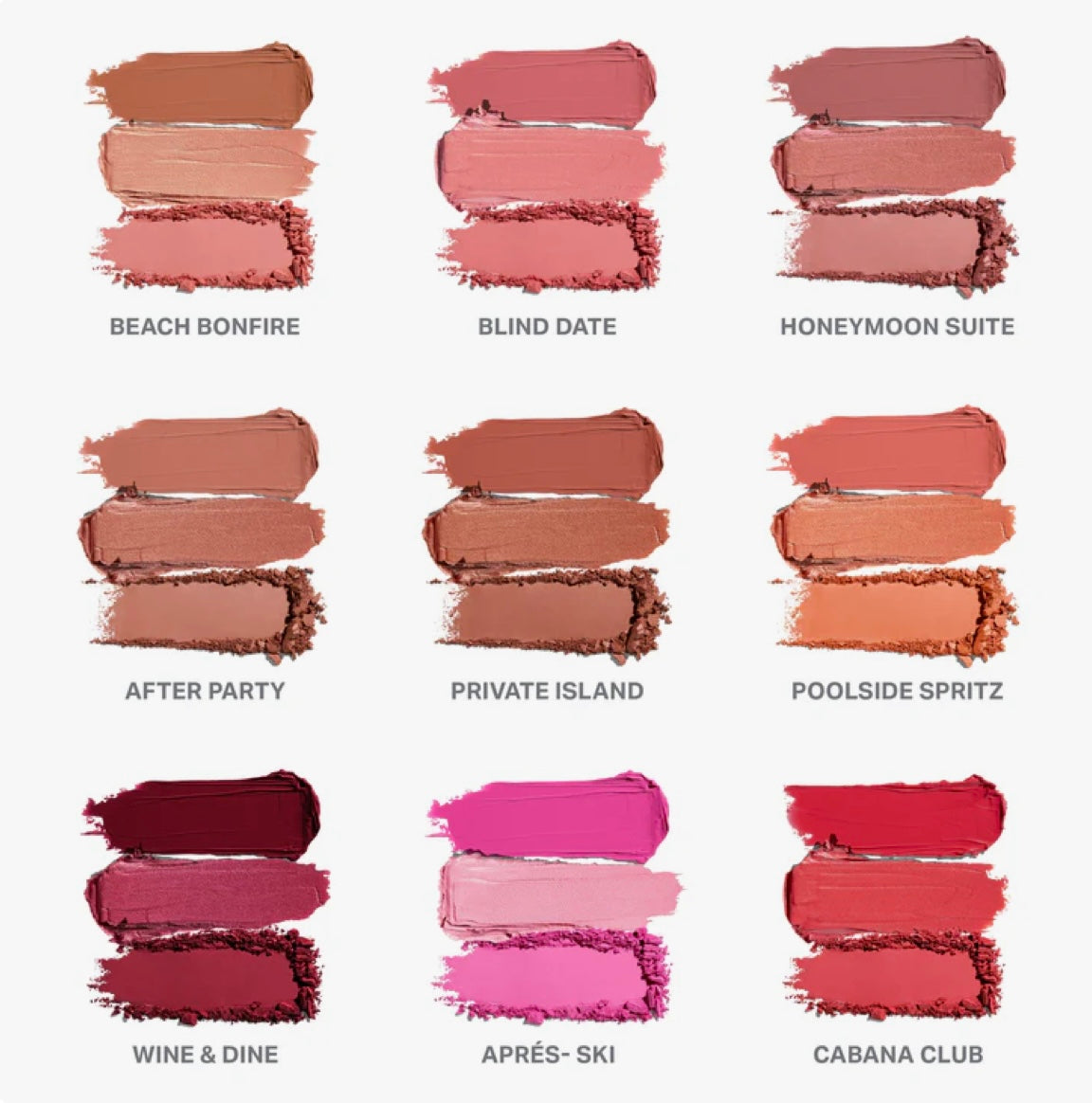 Morphe- Cheek Thrills Multi-Finish Face Trio Palette