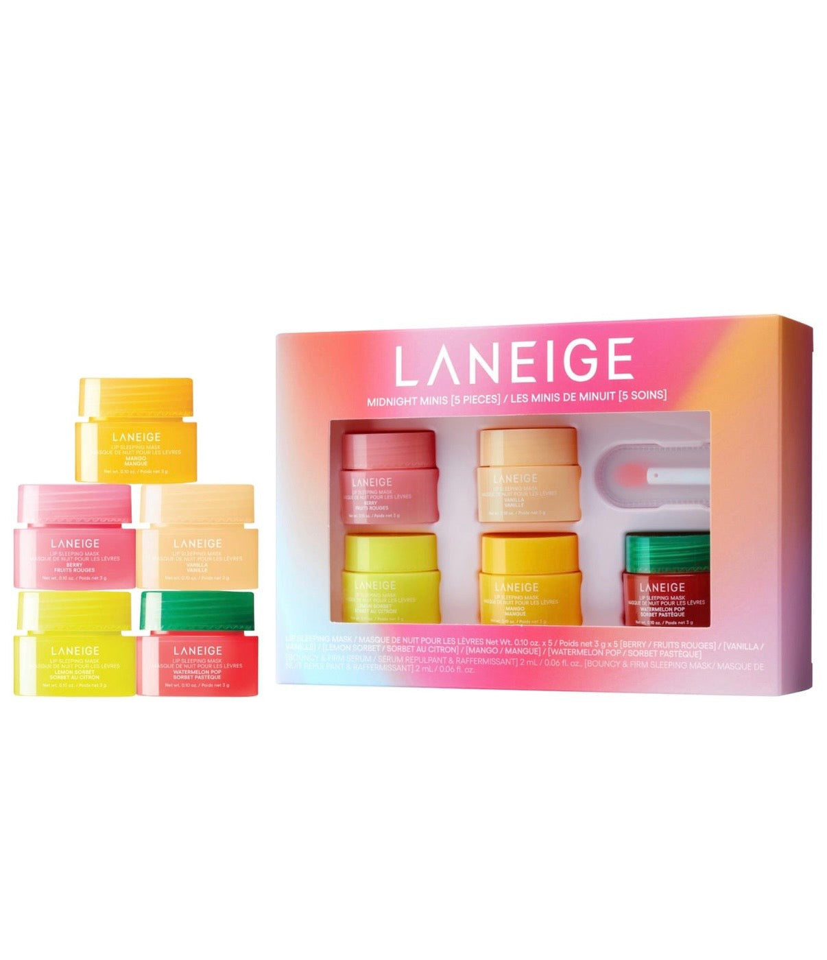 LANEIGE- Midnight Minis Hydrating Lip Sleeping Mask Treatment