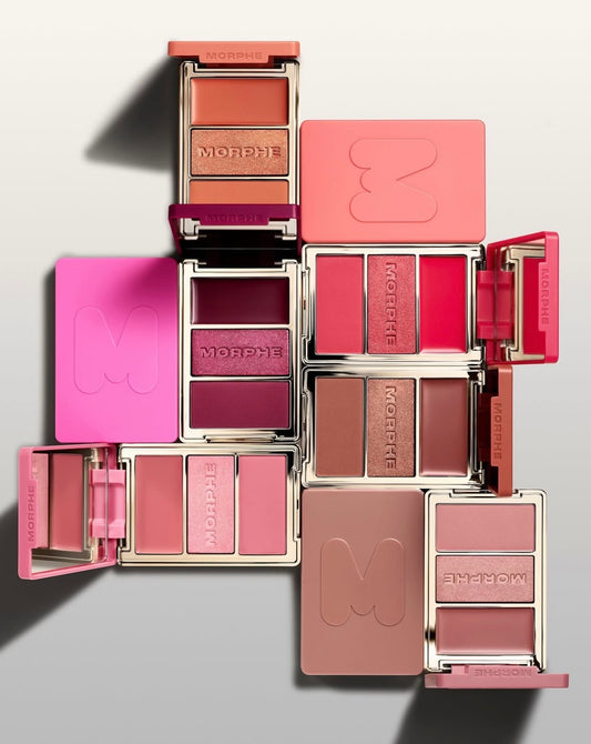 Morphe- Cheek Thrills Multi-Finish Face Trio Blush Palette