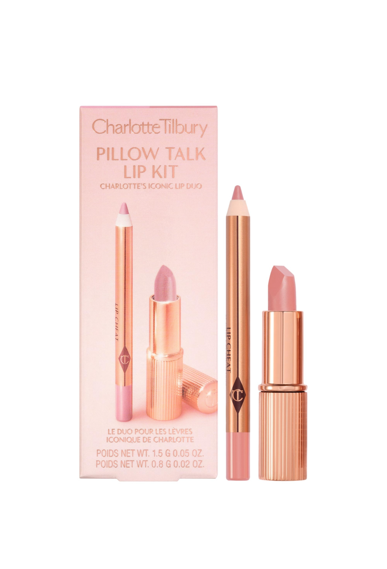 CHARLOTTE TILBURY- Mini Pillow Talk Lipstick & Liner Set