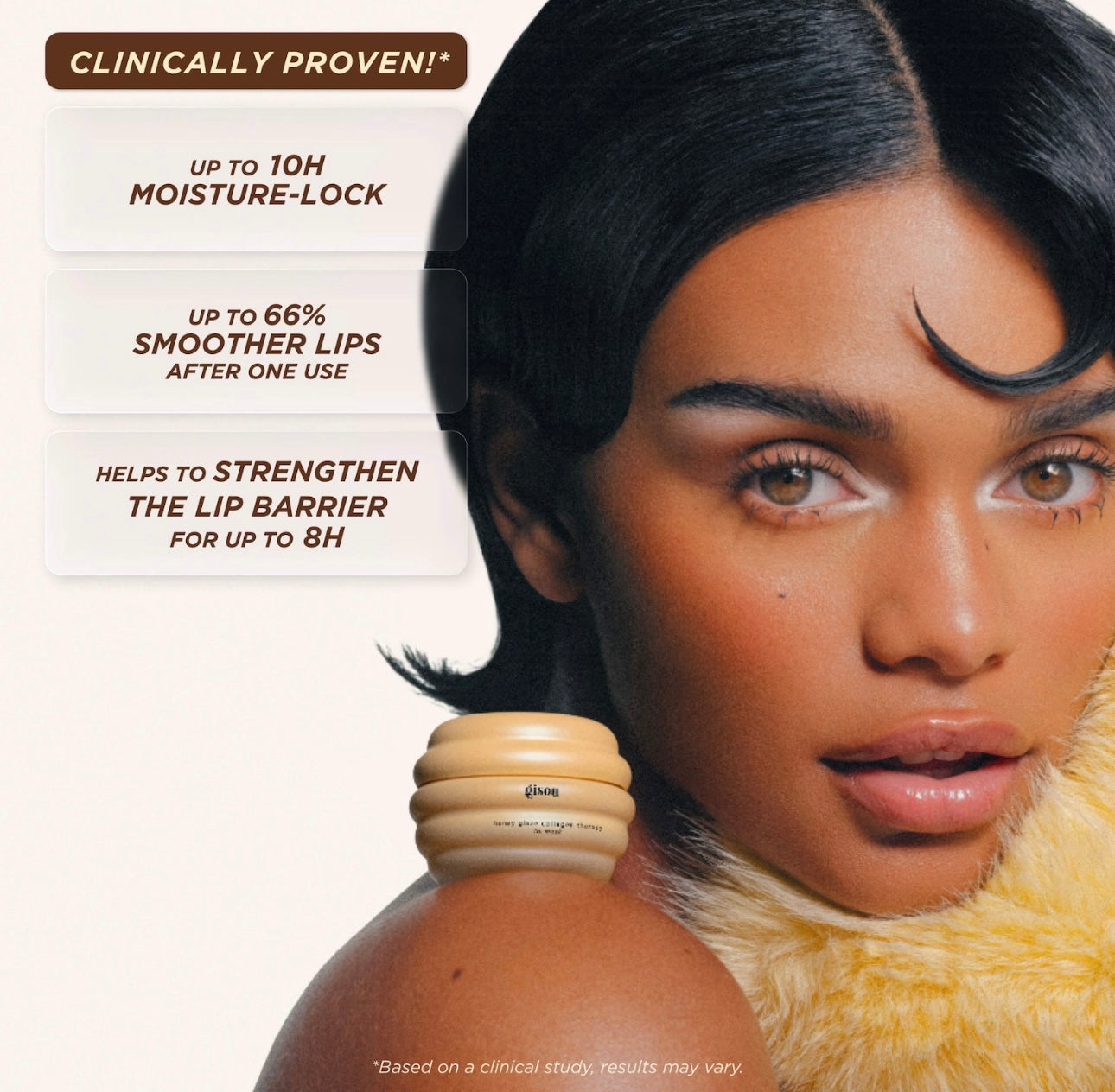 Gisou- Honey Glaze Collagen Therapy Lip Mask