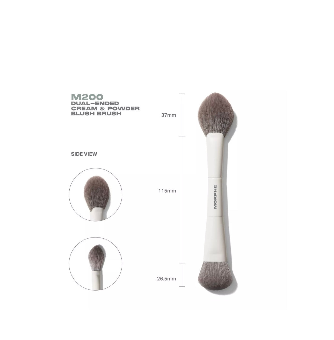 Morphe- M200 Dual-Ended Cream & Powder Brush