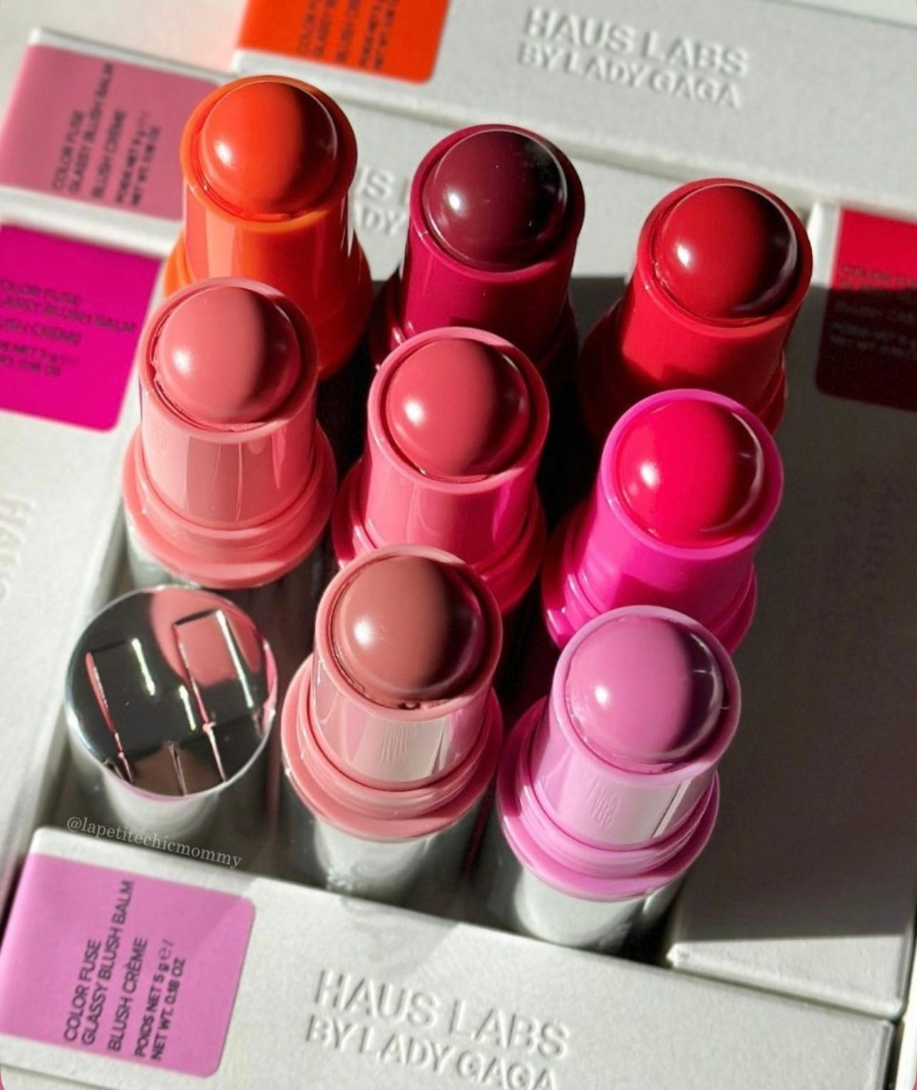 Haus Labs- Color Fuse Longwear Hydrating Glassy Lip + Cheek Blush Balm Stick