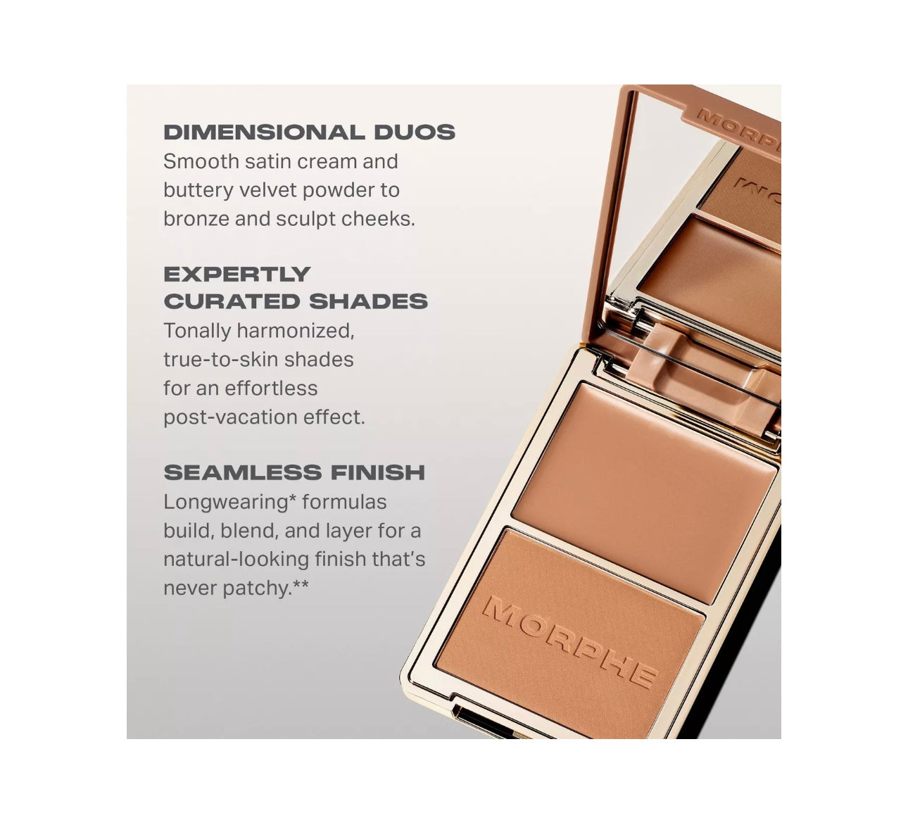 Morphe- Cheek Thrills Bronze & Tone Duo