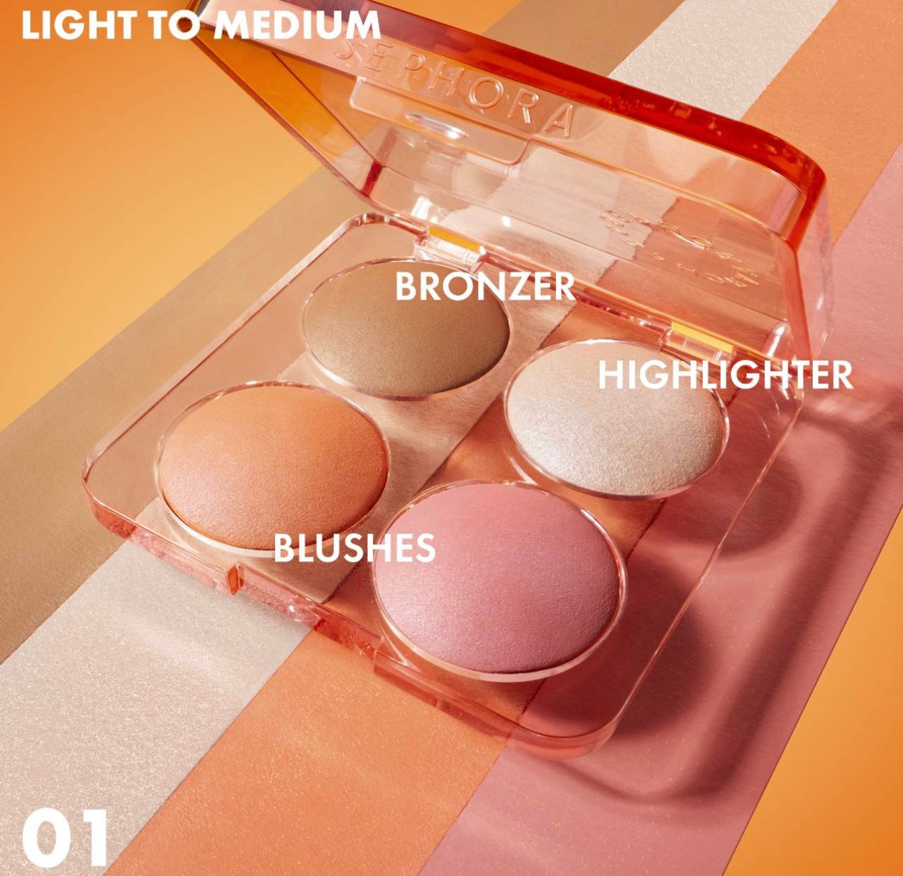 Sephora- Colorful Face Bronzer, Blush & Highlighter Palette