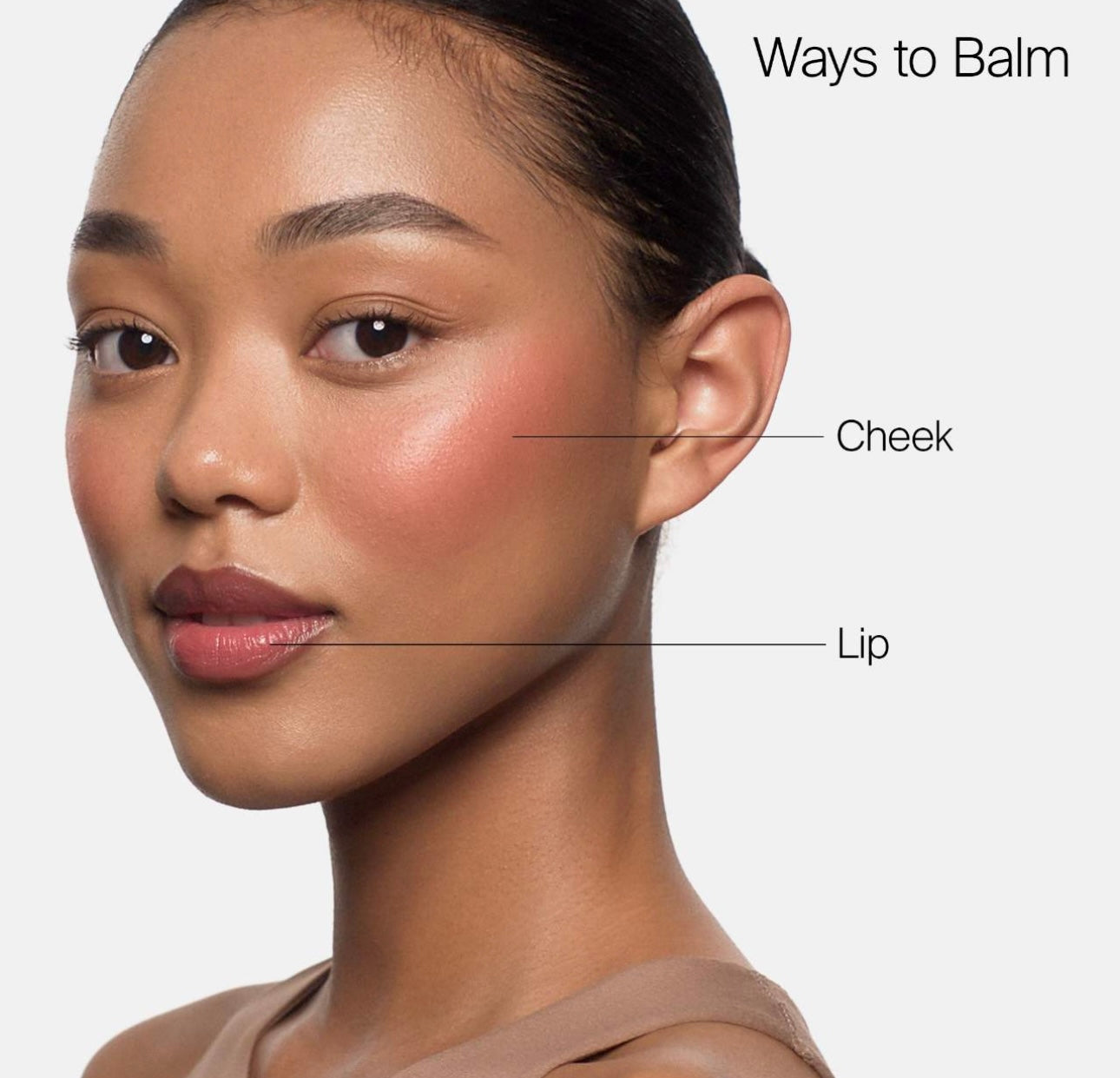Haus Labs- Color Fuse Longwear Hydrating Glassy Lip + Cheek Blush Balm Stick