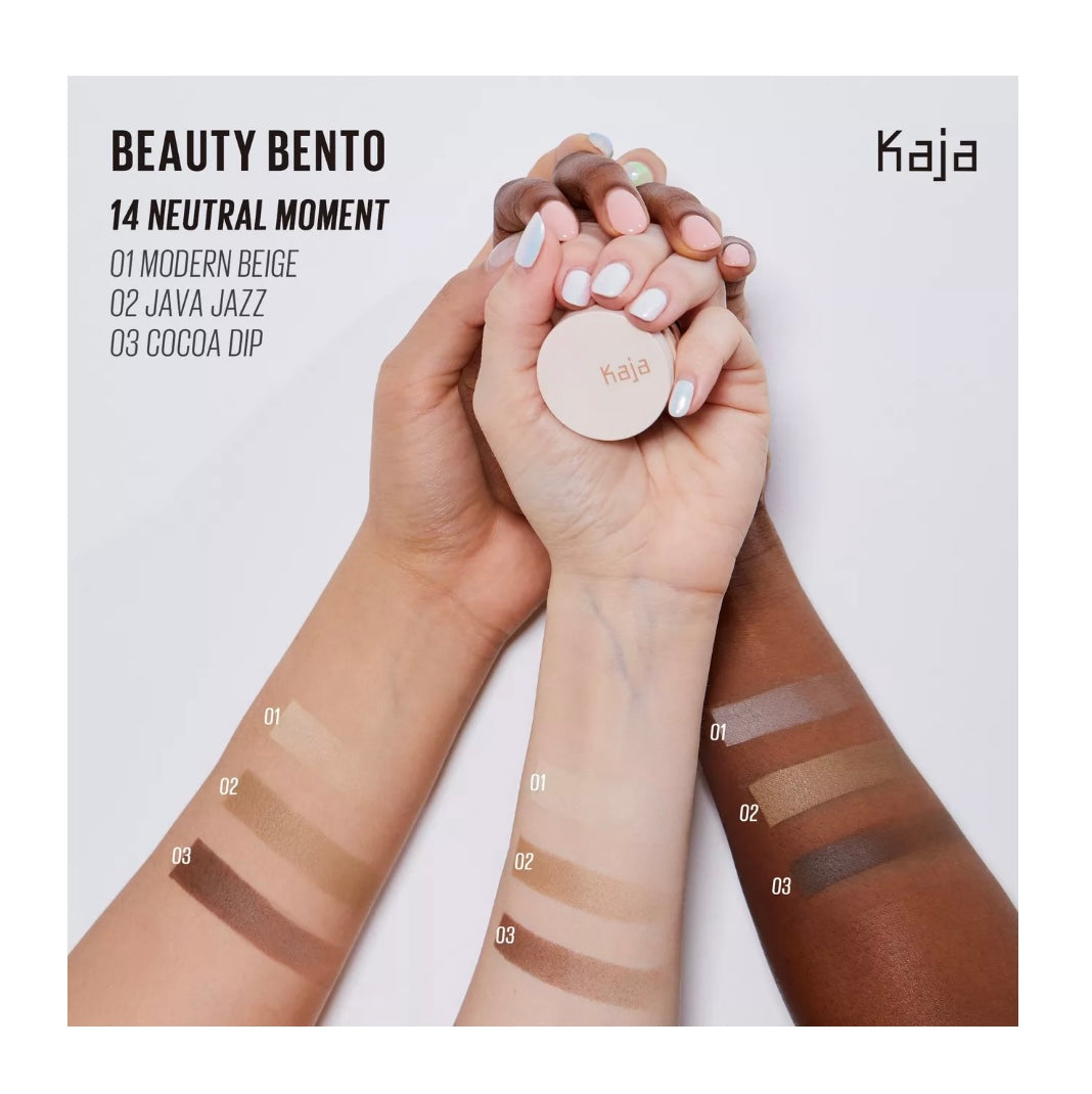 Kaja- Beauty Bento Stacked Eyeshadow Trio