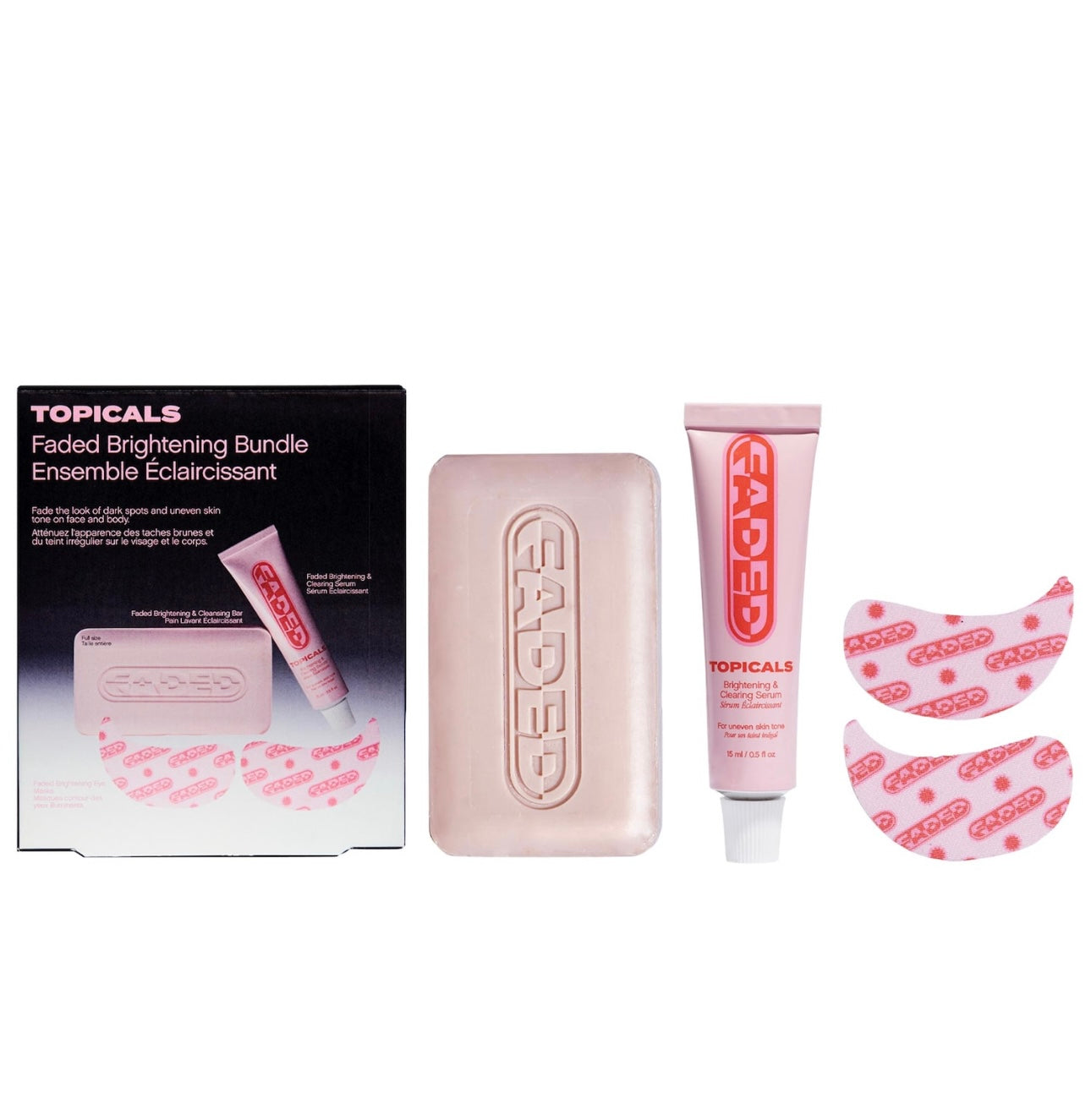 TOPICALS- Faded Brightening Bundle for Discoloration on Face & Body